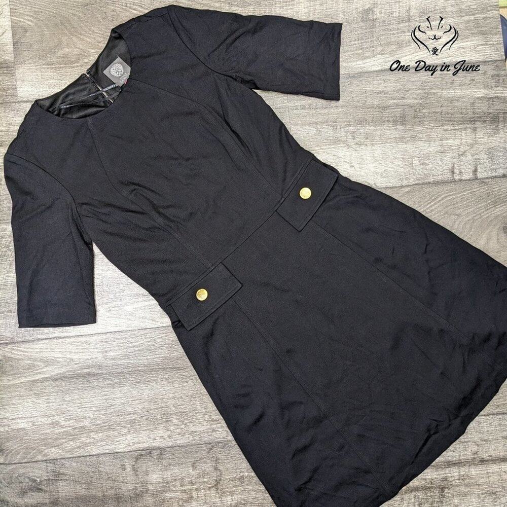 Vince Camuto Black Mini Dress
